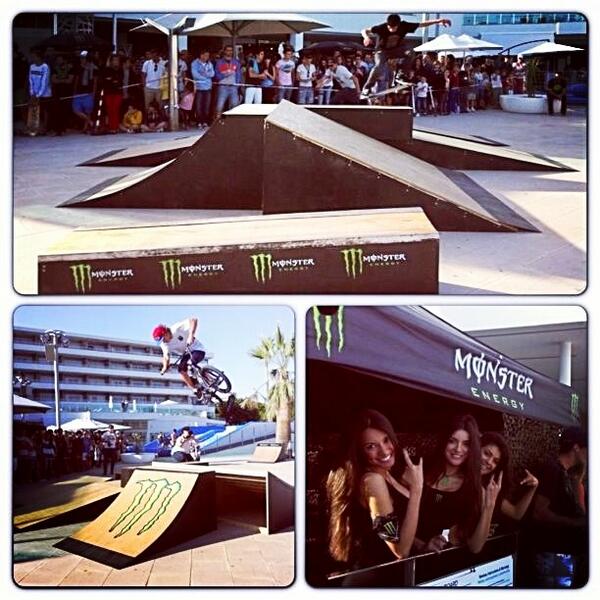 MonsterEnergyES's tweet photo. #MonsterEnergyES #monsterenergy #monstergirls #monsterarmy #fernandolazco #WaveHouseMallorca #energy #mallorca http://t.co/za8b6d4ilF