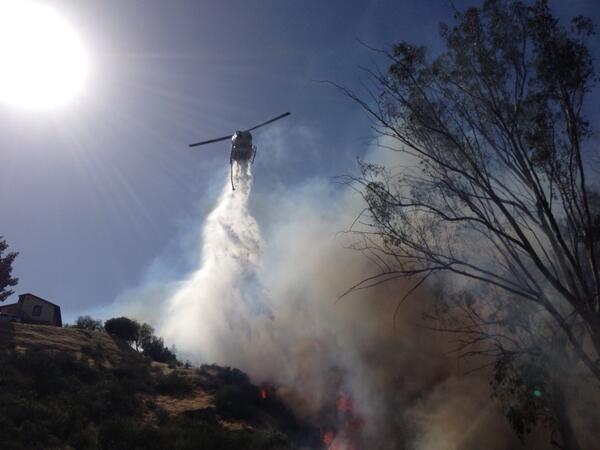 ABC7Leticia's tweet image. At the #Summitfire on the frontline with @CALFIRERRU