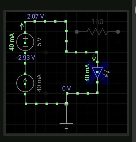 cekagedev's tweet image. #arduino sort au pin 5V et 40mA. voilà pourquoi la LED crame :-) merci #EveryCircuit