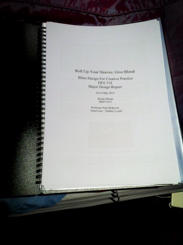 ronanmoran's tweet image. Finally finished this bad boy! #needabeer have to settle for tea #designreport