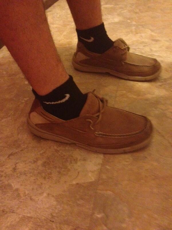 topsiders with socks