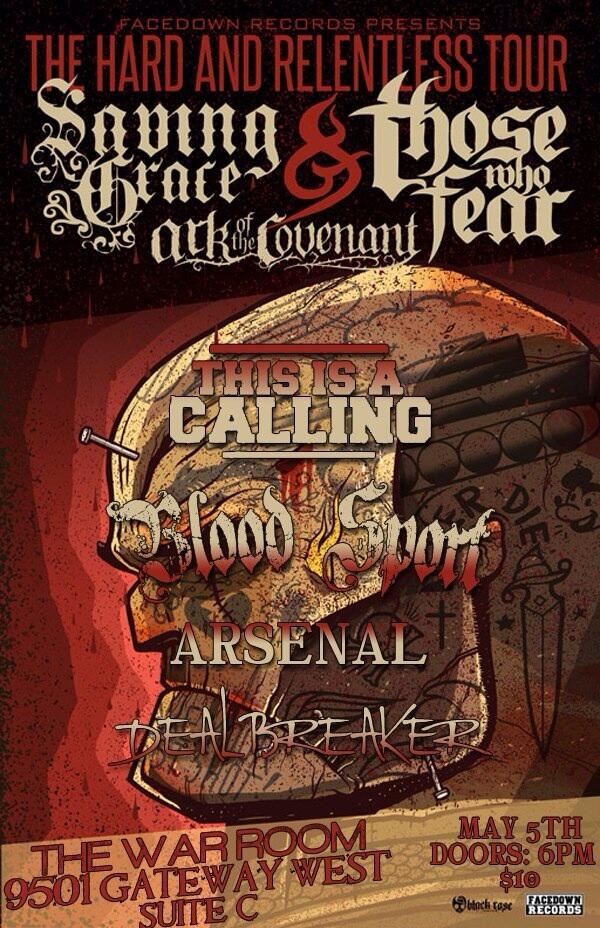 This Sunday! Show now moved to open gate church.