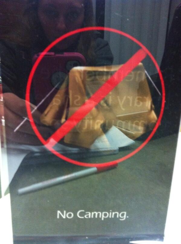 mariahj836's tweet image. Aw man. I was really looking forward to setting up a tent in the lib this week. #notevenfinals #allnighter