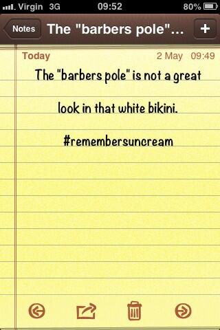suncream girls red sun burn white bikini