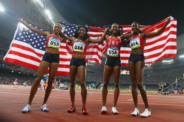 MoniqueHenders's tweet photo. 4x400 relay Monique Henderson at Beijing 2008 olympics http://t.co/n7rRKVx3pf