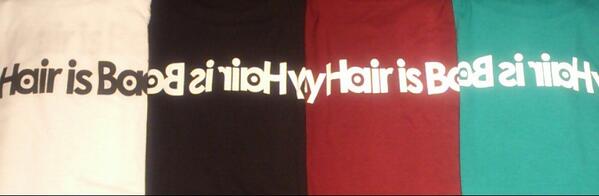 マイヘアイズ物販②】裏も表もMy Hair is Bad Tシャツ。 カラーは白