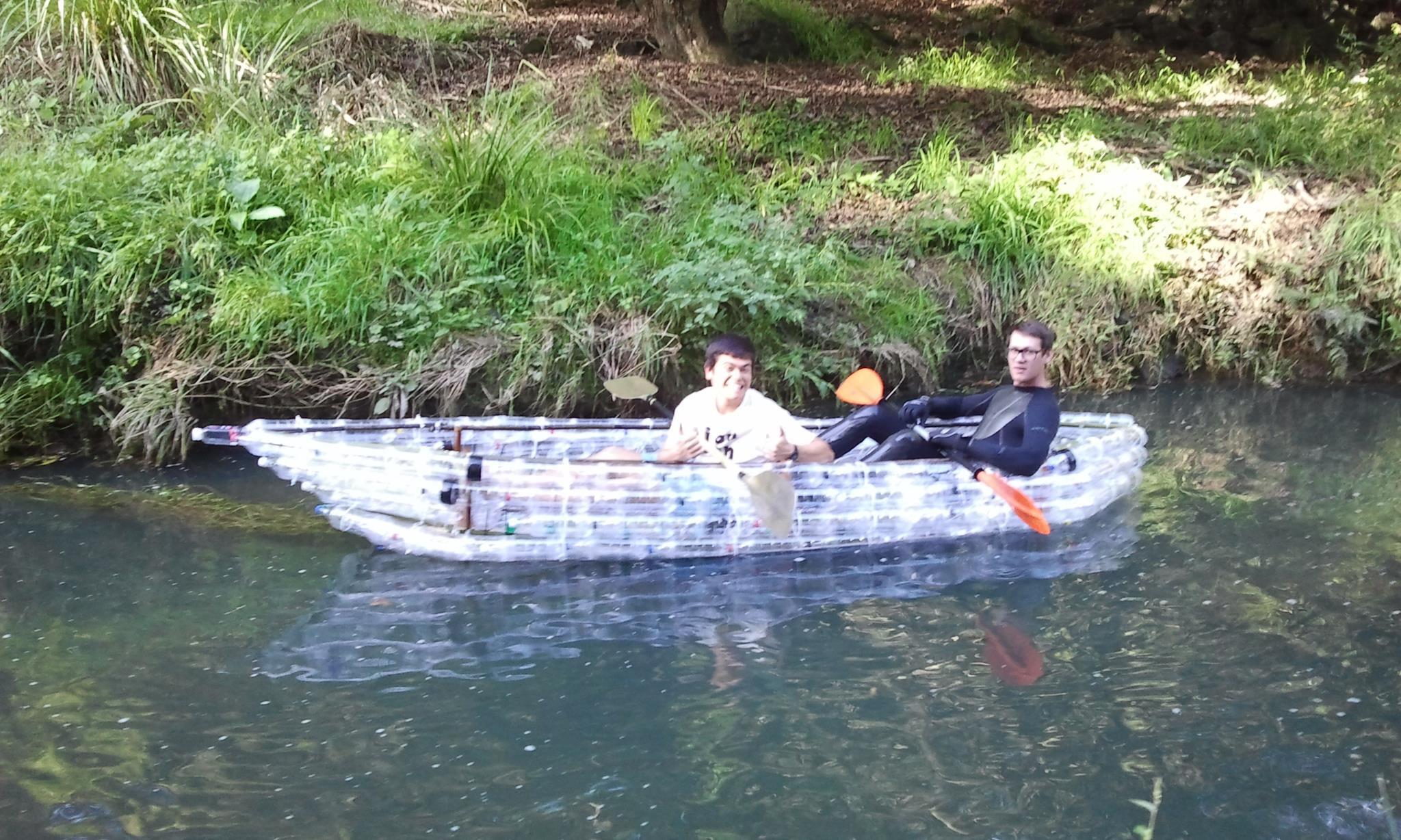 Plastic Bottle Kayak on Twitter "Our kayaks are on water! Weareafloat