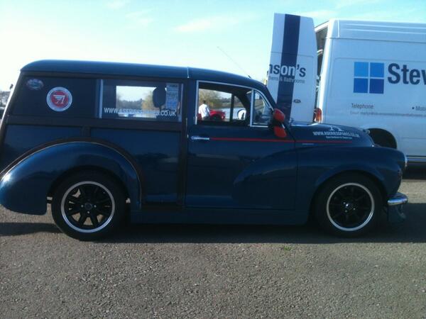 First tweet in a while but well worth it, check out this superb attendee of today's <a href="/JavTrack/">Javelin Trackdays</a> day #gowoody