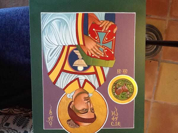 Recently completed new work: "Holy Protomartyr Deacon St. Stephen" shown here.