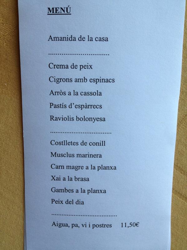 caltrave's tweet photo. Bon dia, aquí el menú #gastronomia #Berga http://t.co/zs2SNG2eo7