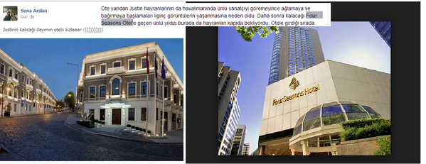 eliifilyoss's tweet photo. GENÇLER JUSTİN DAYISININ OTELINDE KALICAK AMA NEDENSE OTELIN ADI AYNI DEGIL VE BENZEMIYORLAR BILE SALAK YA :DSADSAD http://t.co/FxJAinbkga