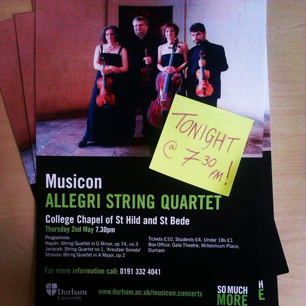 Musicon Durham tweet media