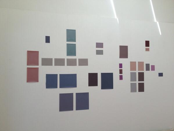 rlbish's tweet image. Seeing changes in the photosensitive papers by F&amp;amp;D Cartier at Oriel Canfas. Exciting times #Diffusion2013