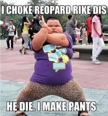EverythinFunny's tweet photo. Fat kid, leopard pants. http://t.co/Ihfxwxjmsj
