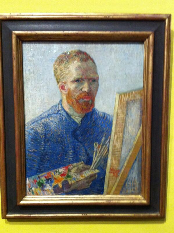 richardadenton's tweet photo. Visiting the old Master at the reopening of Van Gogh Museum @marijevdpas tks http://t.co/eUttjUDEl2