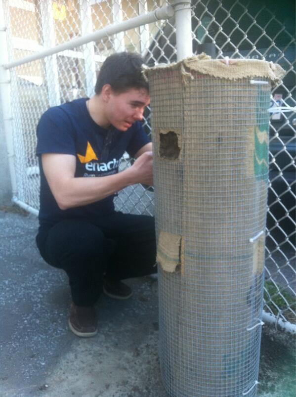 EnrootRyerson's tweet image. @ bloor CI creating our beautiful vertical garden ! #spring #garden