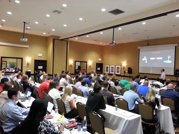 HunterSwift's tweet photo. The @DealerSocketCRM Sales Team is getting ready for the #RevenueRadar Launch tomorrow. #DD14 #AutoMarketing #CRM http://t.co/SlBzFRNugY