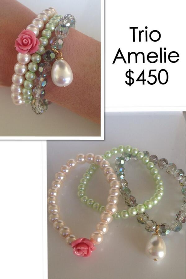 Trio Amelie en Colección Mayo 2013 
Éste 10 de Mayo, regala joyería Santa Barbara