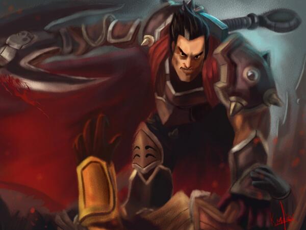 Une petite peinture en hommage à League of Legends :)