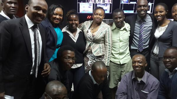 DanielOwira's tweet photo. Nice to meet the @ntvkenya crew after my interview http://t.co/q61cpsAOHx