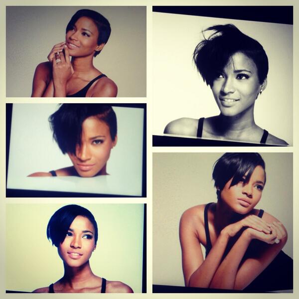 Look who stopped by the studio looking like super model <a href="/leilavlopes/">leila lopes</a> <a href="/MissUniverse/">Miss Universe</a> @missuniverseangola