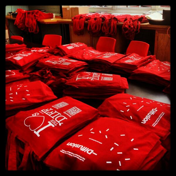 annesiegel's tweet image. Our offices were a sea of red today-getting ready for tomorrow's ThePhotograph symposium @_Diffusion #Diffusion2013