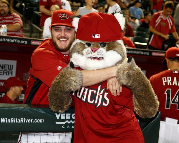 Dbacks's tweet photo. A moment with @DbacksBaxter? A Ballpark selfy? Instagram fan photos using #BackTheDbacks for chance be on a billboard http://t.co/vS3zLrY1GT