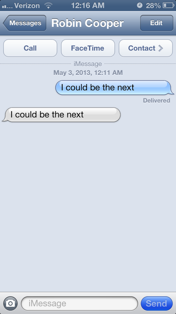 xoxo_robin's tweet photo. Text yourself "I could be the next Obama" with a space after. You're welcome. #whyisthishappening http://t.co/WeRdJonkUf