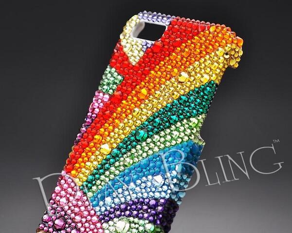 PlayBling's tweet photo. Bifrost Crystal Phone Cases, dress you phone with colorful &amp; sparkle rainbow at #PlayBling http://t.co/CgIdb6YGVx http://t.co/JoJzLQKJnj