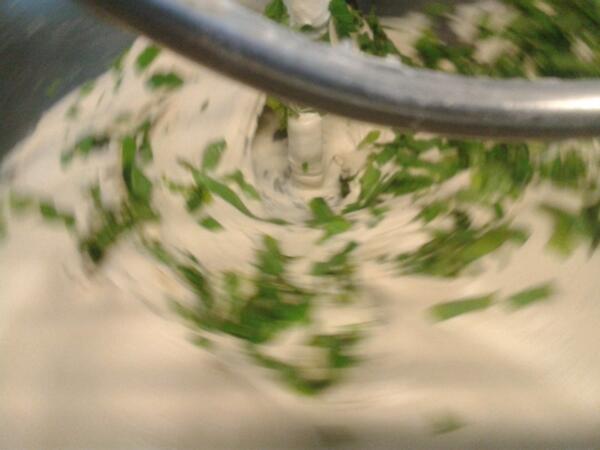 RiotRye's tweet image. Wild Garlic bread back in the mix. It'll be available locally and in @BlazingSalads tomorrow #RealIrishbread