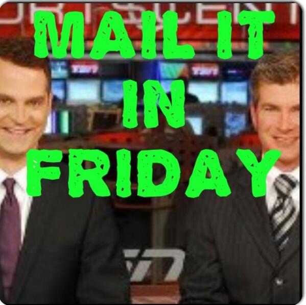 ShaneChase11's tweet image. @tsnotoole @TSN_Sports @JayOnrait You all know what day it is. #mailitin
