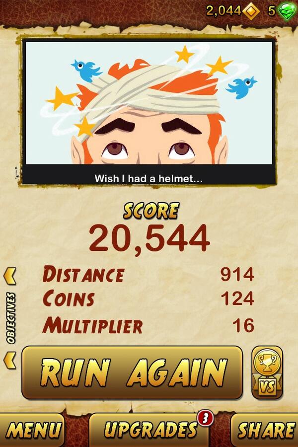 coop_daniel's tweet photo. I got 20544 points while escaping from a Giant Demon Monkey. Beat that! http://t.co/FjwYILemA8 http://t.co/IB0KLIlWlo