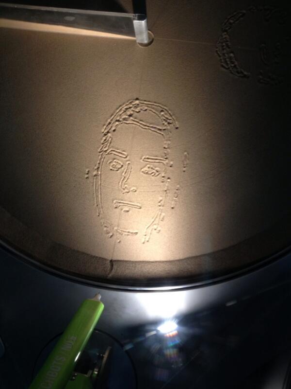 LeaSamantha's tweet image. Me by the #googlelab robot.