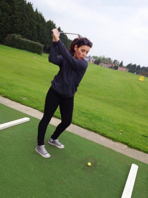 Cameliaernest's tweet photo. Golfing the afternoon away. 
#golf #practice http://t.co/eVretdCzqG