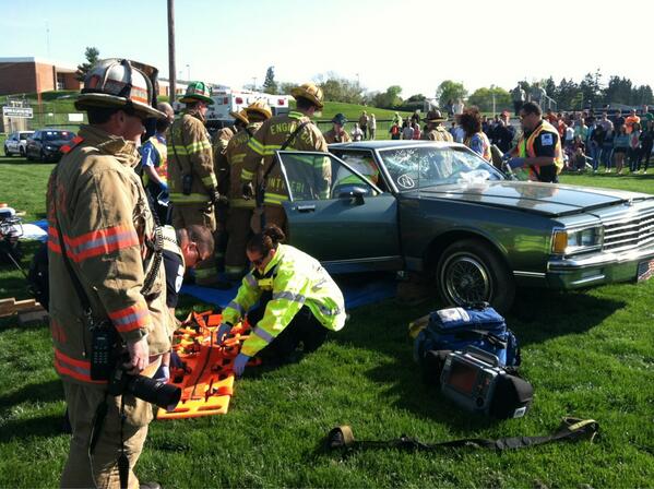 Great day at work! #SharingTheMessage #DontDrinkAndDrive #BeResponsible #PromSeason