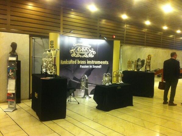 AdamsBrass's tweet photo. Our booth at #ebbc2013 http://t.co/fCoIpVF3XP
