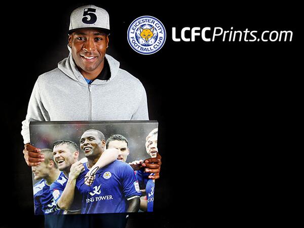 LCFC's tweet photo. To celebrate #LCFCPrints launch, we're giving away this signed Wes Morgan canvas. RT to win. Winner drawn next week. http://t.co/fG7xUNiguk