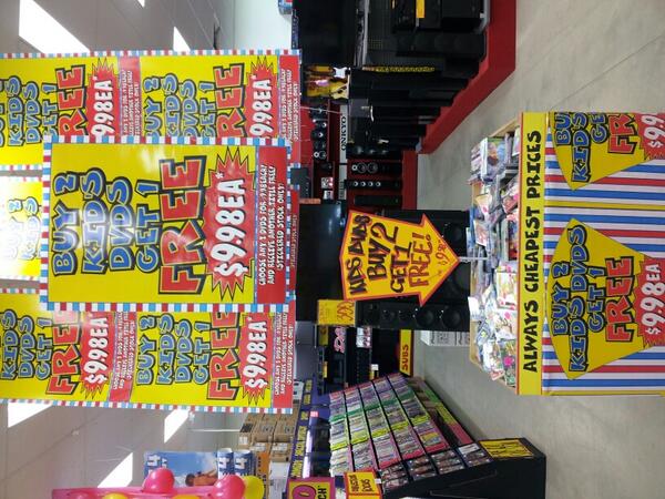 EricaT_JBaus's tweet photo. #lastchance 2 get #B2G1F Kids DVDs! get into @JBTownsville before it ends Sunday! That's 3 DVDs for under 20 bucks! http://t.co/1WjQYyS8jq