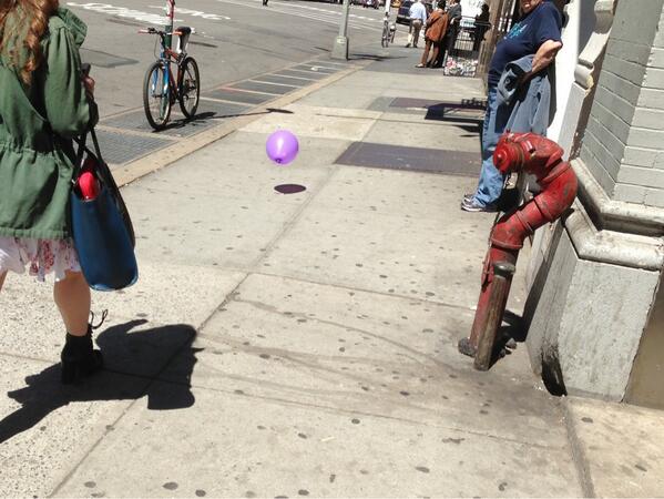 sassafraslowrey's tweet image. This little purple balloon is off on an adventure...... #FindingMagic #NeverGrowUp