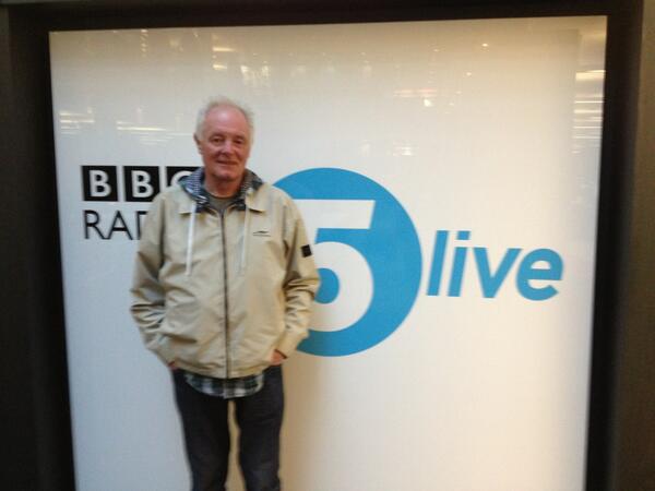 BruceJonesOfcl's tweet photo. At 5live the other day my interview is aired this Sunday http://t.co/wzv7LGnBJd
