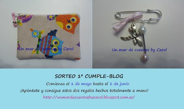 UMCbyCarol's tweet photo. Tenéis hasta el 1 de junio para apuntaros al sorteo de mi blog. ¡Venga, animaros! http://t.co/3VLmhMlWXE http://t.co/FN3Pn9O8C9
