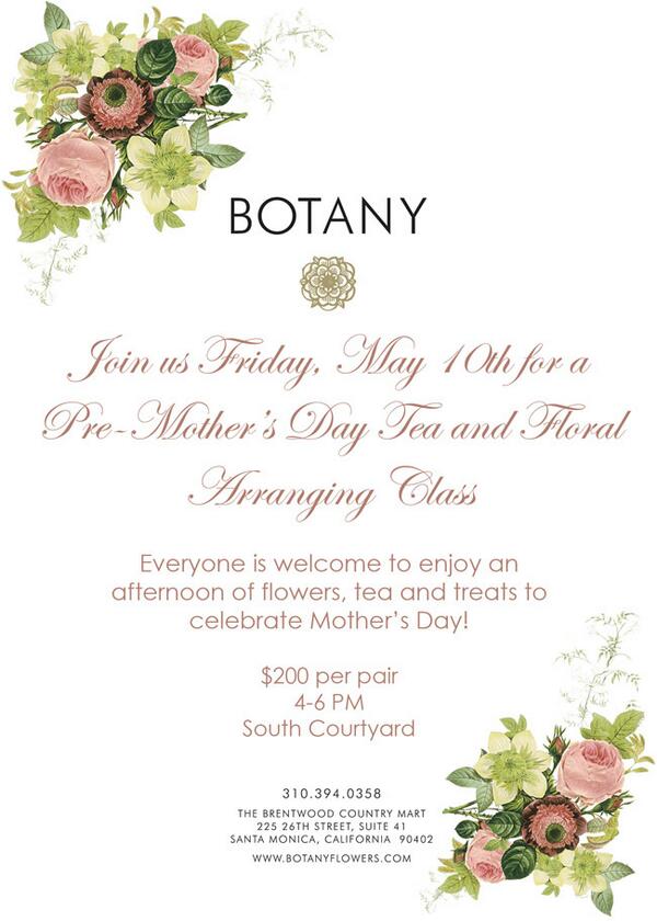 Limited Space Available!! Reserve Your Spot For Our Floral Arranging Class and Tea Today!