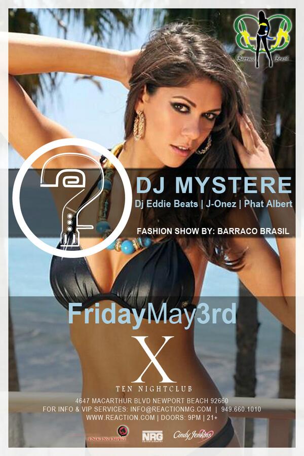 tonight <a href="/EndlessEmpire/">Social</a> Sats @tennightclub w @djmystere @Dj_Orion1 in the mix! Sexy bikini show by Barraco Brasil
