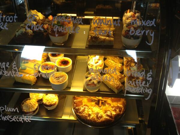 Brucey's rocking the pastry cabinet down at whispering vines.