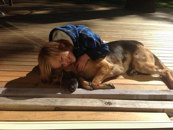 gracesolutions's tweet image. A boy / OUR boy and what's become  his dog