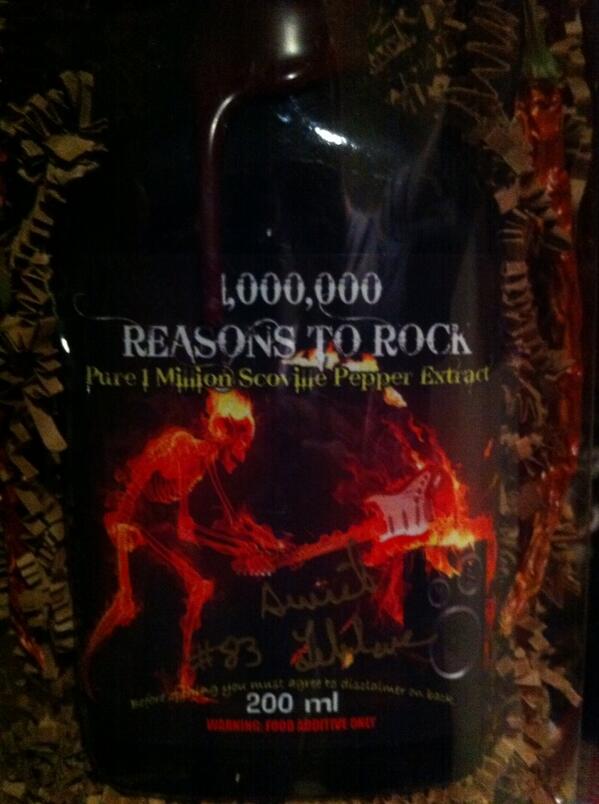 ChillyChiles's tweet image. Signed, #LimitedEdition no.83-&amp;gt;1M SU's  #PepperExtract, Amiel's #collectable @ChillyChiles #ottawa #hotsauce