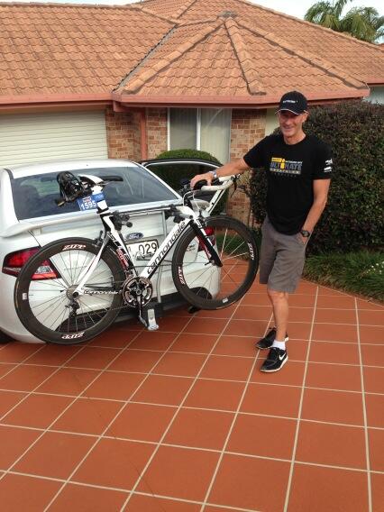 NutrendAUS's tweet photo. Good luck to Ian 'Thommo' Thomson tomorrow in the Port Macquarie Ironman. http://t.co/PXysak9DKr