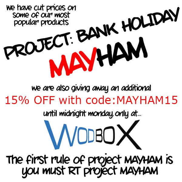 WODboxUK's tweet image. Summers coming, everyone is going crazy for new gear,Go Ham with our #projectmayham offer! code:MAYHAM15 15% OFF! RT!