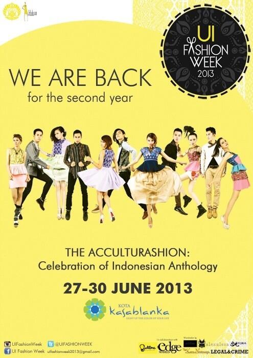 mau bantu update acaranya <a href="/UIFASHIONWEEK/">UI Fashion Week 2026</a> UI tentang fashion yg akan diselenggarakan di <a href="/kotakasablanka/">Kota Kasablanka</a> 27-30 June '13