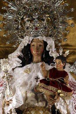 La Virgen de Montemayor de la Filial sevillana es obra de Buiza y se encuentra en San Juan de la Palma.